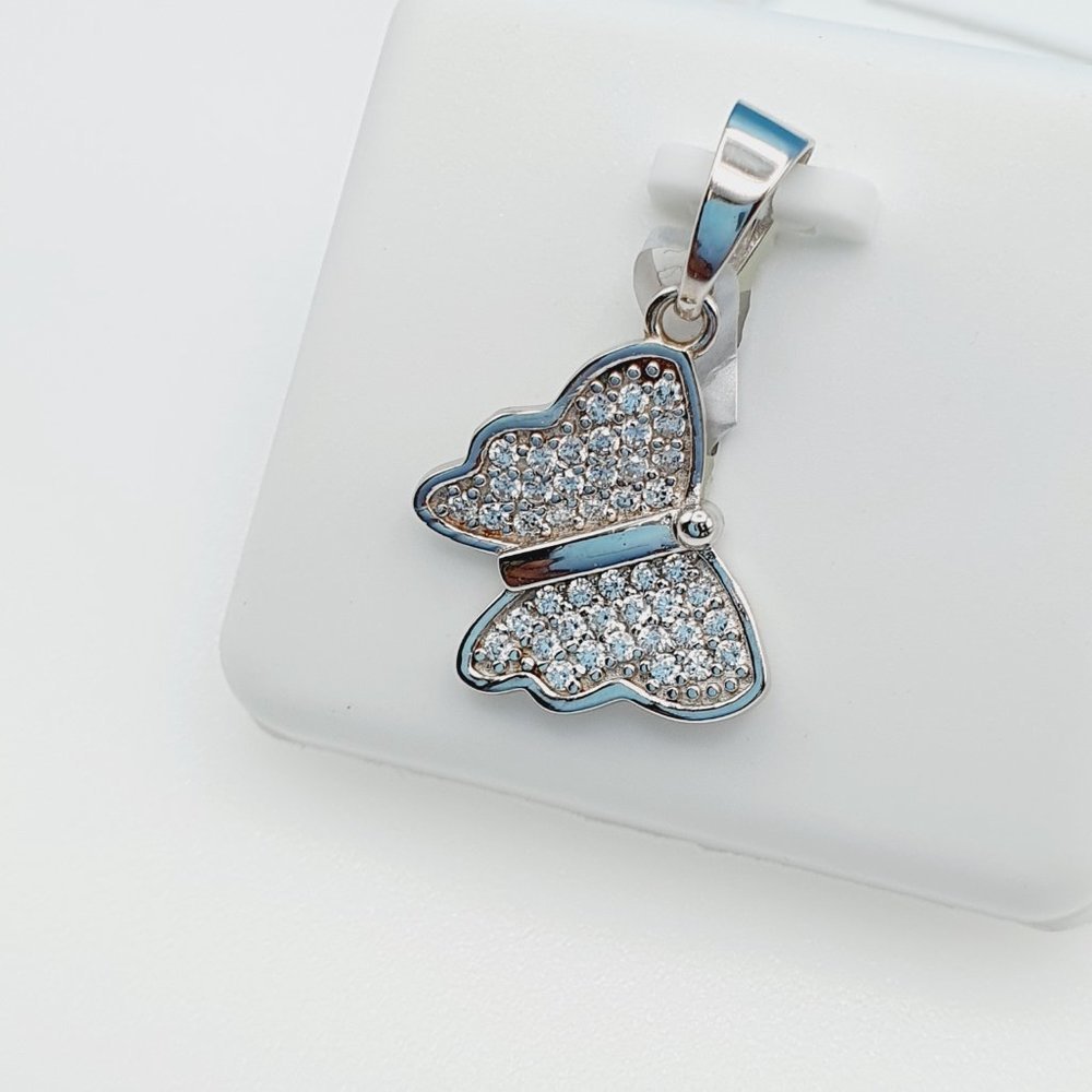 "925 Sterling Silver Cubic Zirconia Pendant, U19254769 - Picture 6 of 11